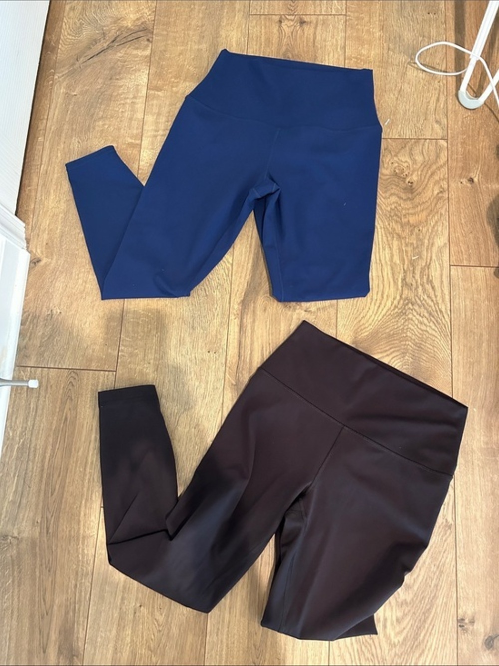 Reflex 90 Degree Solid Black Ankle Tights